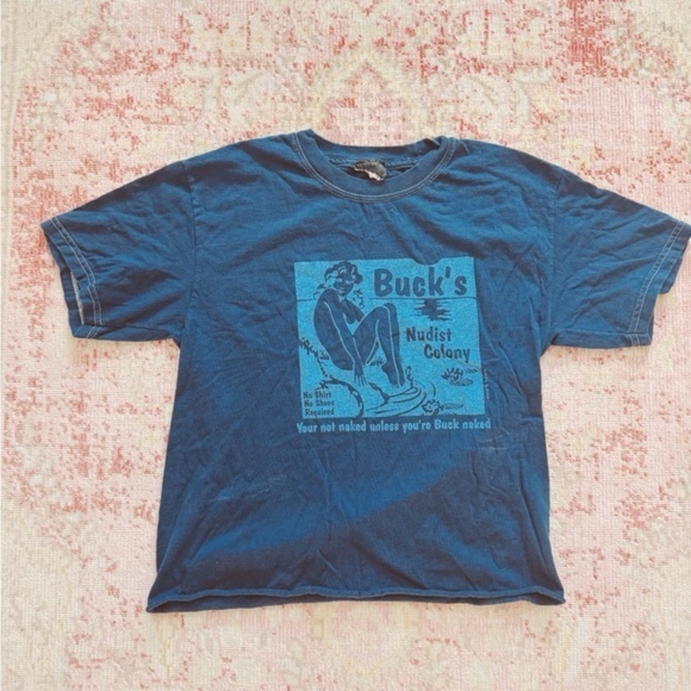 Boys Vintage Blue Graphic T-Shirt